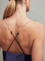 SATIN SLIP DRESS - NAVY - Image 6