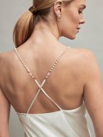 SATIN SLIP DRESS - IVORY - Image 3