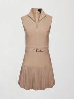 Pleated Tennis Dress - Beige - Image 7