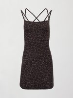 Strappy Dress in Melt - Leopard Print - Image 9