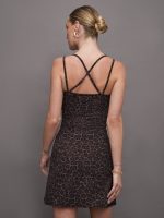 Strappy Dress in Melt - Leopard Print - Image 5