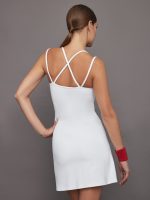 Strappy Dress in Melt - White - Image 5