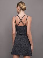 Strappy Dress in Melt - Charcoal Leopard - Image 5