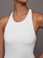 Pleated Tier Tennis Dress - White - Image 6