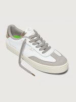 Toca Premium Leather & Suede - White/Off-White Vintage & Metallic Gold - Image 3