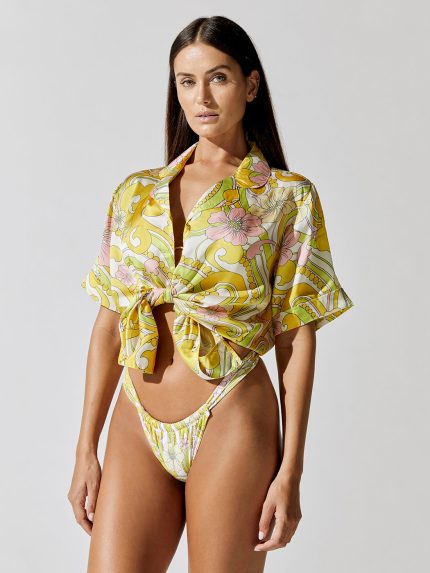 Troppo Silky Shirt - Golden