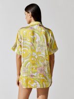 Troppo Silky Shirt - Golden - Image 5