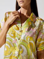 Troppo Silky Shirt - Golden - Image 4