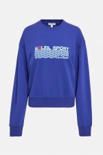 Classic Soleil Sport Crew Neck Sweatshirt - Spectrum Blue - Image 8