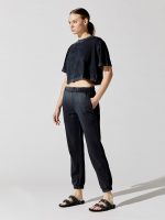 Tokyo Crop Tee - Vintage Black - Image 5