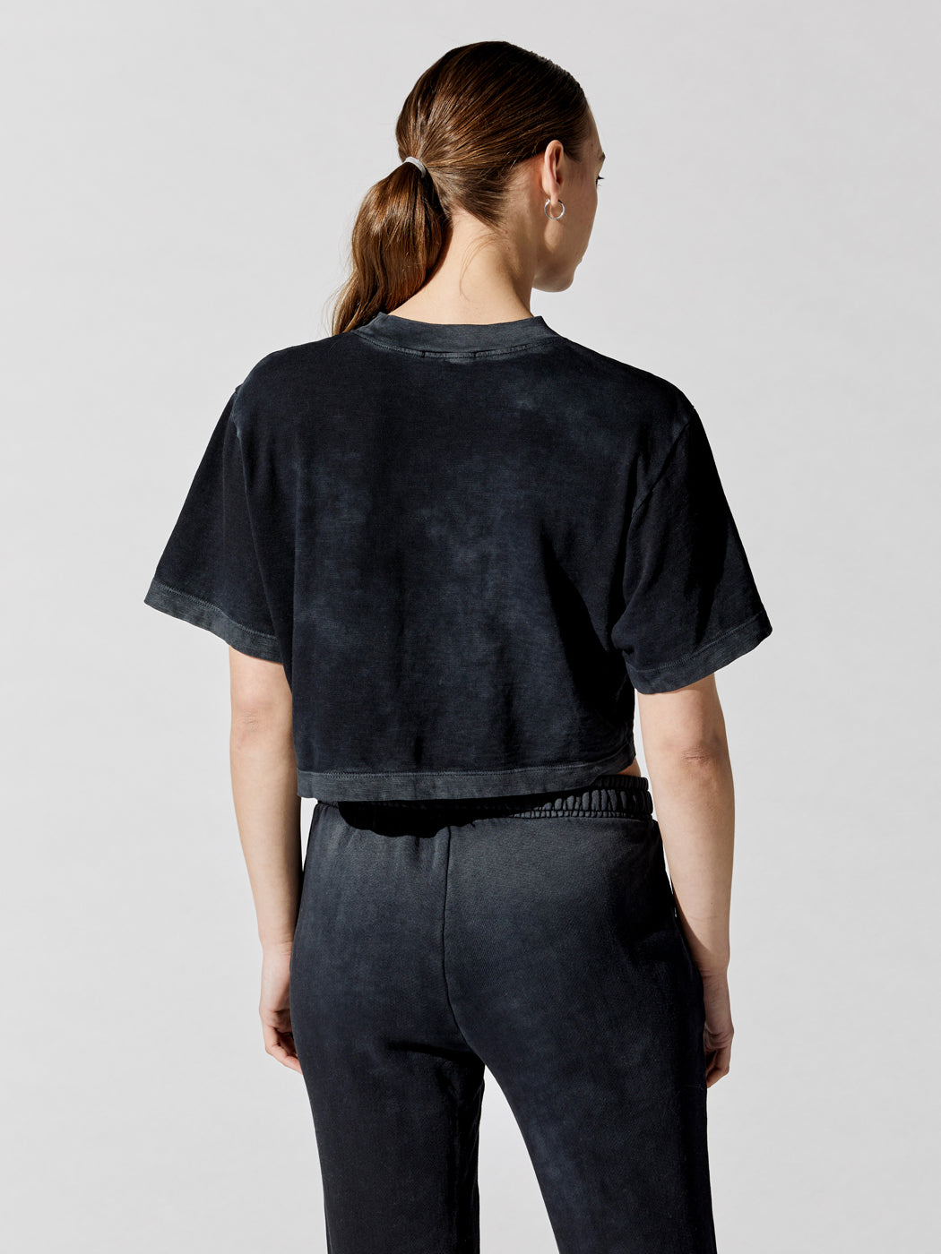 Tokyo Crop Tee - Vintage Black - Image 3