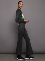 Black Jumpsuit With White Flower - Black - Image 3
