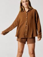 Bubble Shirt - Chocolate - Image 3