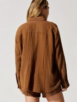 Bubble Shirt - Chocolate - Image 4