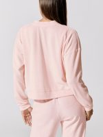 Terry Henley Sweatshirt - Peony - Image 3