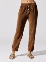 Terry Henley Sweatpant - Chocolate
