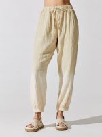 Devon Pant - Sunset (Gauze) - Khaki