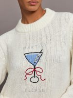 Olivia Martini Crewneck Sweater - Off White - Image 12