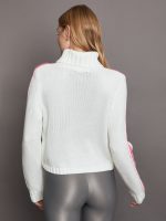 Big Sky Turtleneck - Custom Knit White - Image 3