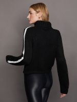 Cortina Turtleneck - Custom Knit Black - Image 3