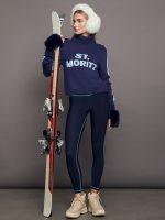 St. Moritz Turtleneck - Custom Knit Navy - Image 5