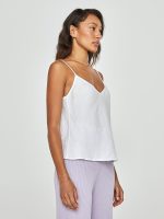 Linen Camisole - White - Image 5