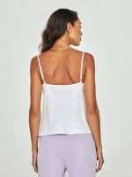Linen Camisole - White - Image 7