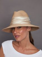 Courtney Packable Fedora - Sand