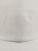 Lo Linen Baseball Cap - Optic White Linen - Image 7