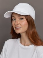 Lo Linen Baseball Cap - Optic White Linen - Image 2