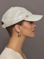 Lo Baseball Cap - Beige - Image 2