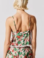 Washable Silk Cami - Pink Strawberry - Image 4
