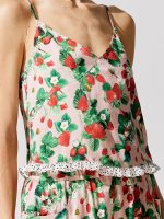 Washable Silk Cami - Pink Strawberry - Image 3