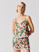 Washable Silk Cami - Pink Strawberry
