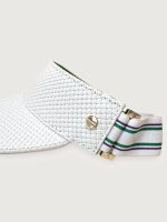 Tennis Visor - White Basketweave - Image 8