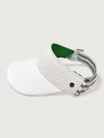 Tennis Visor - White Basketweave - Image 4