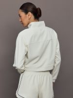 Nicole Cropped Jacket - Ecru - Image 5