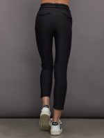 Belted Hybrid Pants - Black - Image 5