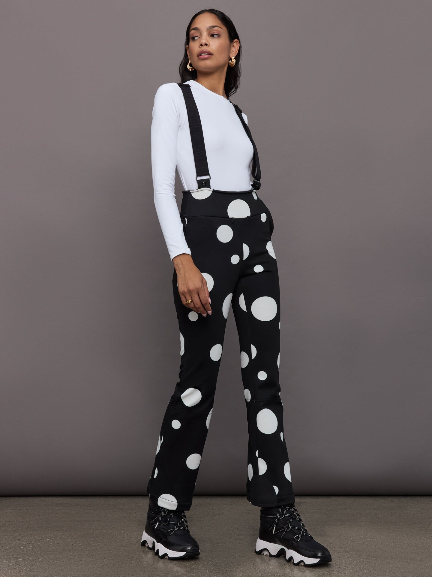 GOLD-GB02170244-BLKWHI-Ballon-Ski-Pants-color-Dot-Black_25977-Edit Ballon Ski Pants - Dot Black - Image 1