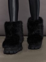 Fun Fur Snowboot - Black - Image 3