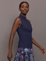 Sleeveless Halley 1/4 Zip - Maltese Blue - Image 4