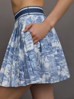 Huntress Toile Leo Skirt - Vintage Indigo - Image 7