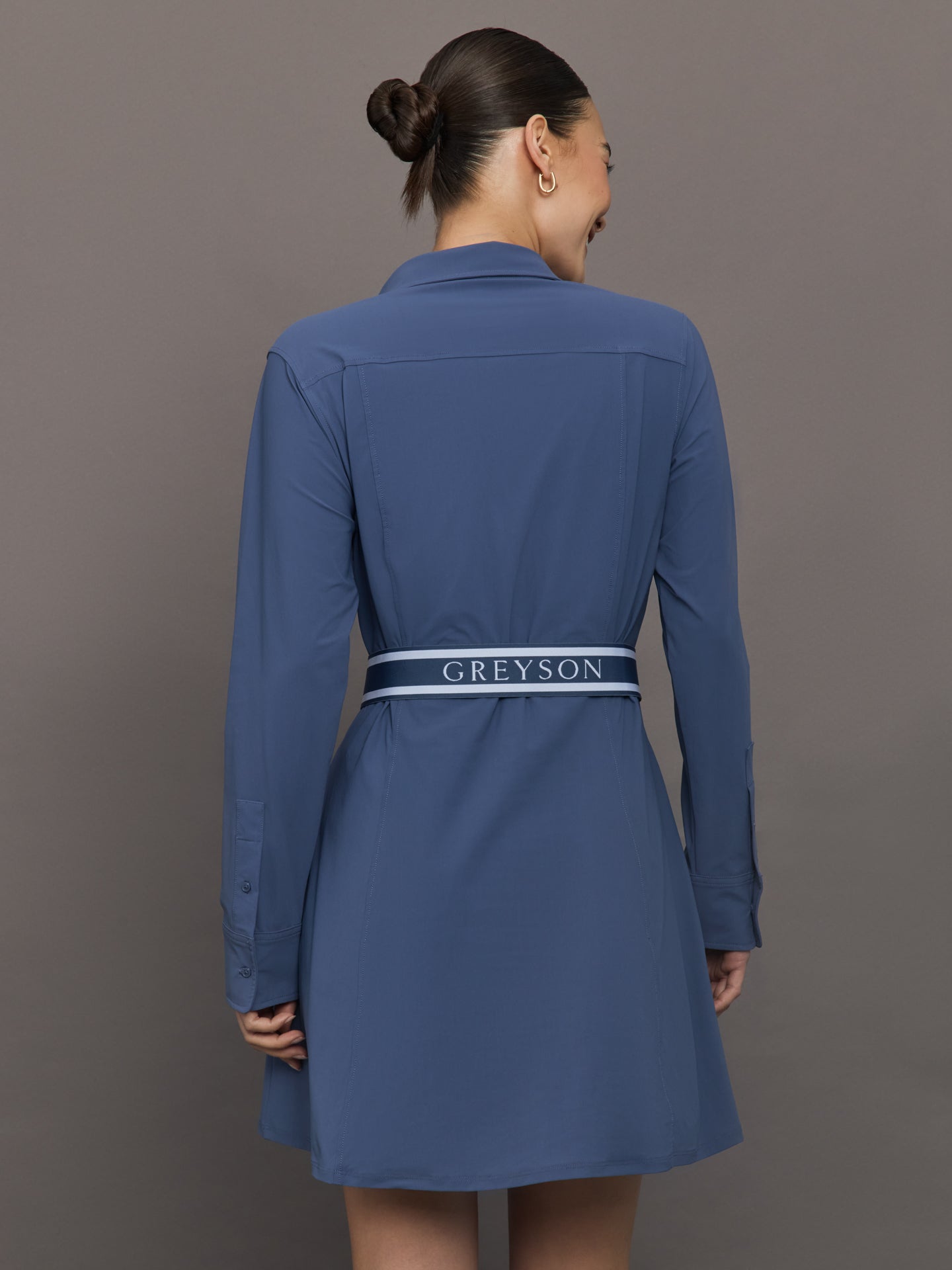 Phoenix Long Sleeve Dress - Vintage Indigo - Image 3