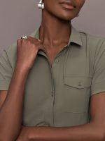 Phoenix Belted Shirt Dress - Camp - Image 7