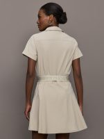 Phoenix Shirt Dress - Sand - Image 6