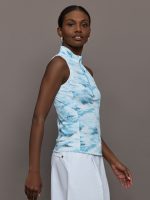 Sleeveless Polo - Painted Clouds - Image 4