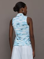Sleeveless Polo - Painted Clouds - Image 5