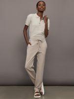 Brushed Bardot Sweater - Sand - Image 3