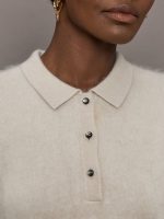 Brushed Bardot Sweater - Sand - Image 6