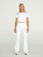 Breathe Crop Top - White - Image 4